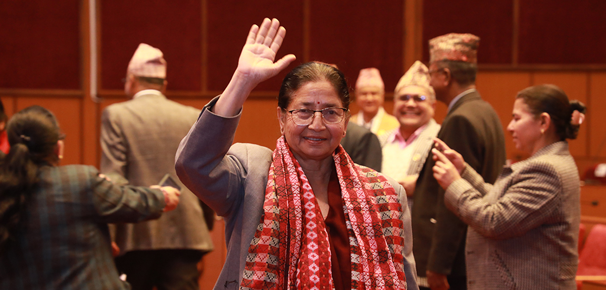 राष्ट्रिय सभाको उपाध्यक्षमा उर्मिला अर्याल निर्विरोध निर्वाचित 